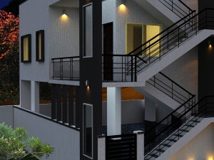 residential building Model 3D