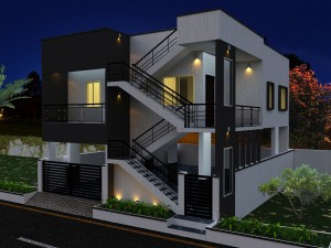 residential building Model 3D