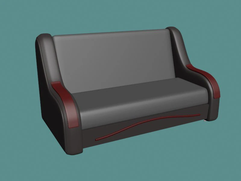 sofa bed 3D Model .c4d .max .obj .3ds .fbx .stl .blend