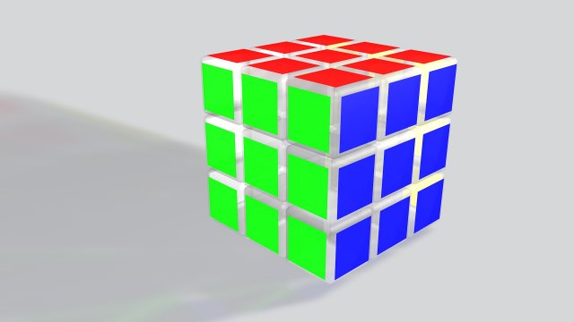 rubic cube 3x3 Model 3D .c4d .max .obj .3ds .fbx .stl .blend 