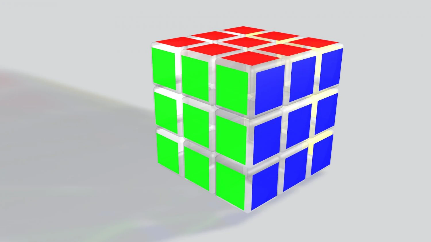 rubic cube 3x3 3D Model .c4d .max .obj .3ds .fbx .stl .blend 