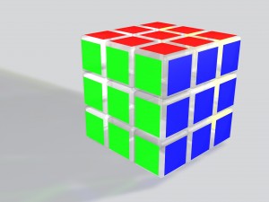 rubic cube 3x3 3D Model