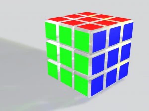 кубик рубіка 3х3 3D Модель