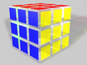 rubic cube 3x3 Model 3D
