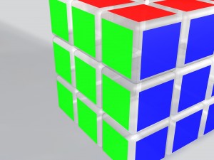 rubic cube 3x3 Model 3D