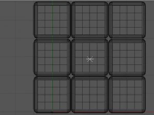 rubic cube 3x3 3D Model