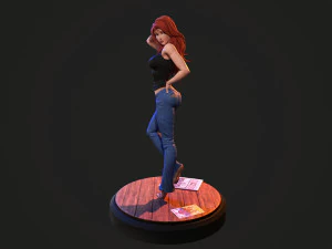 mary jane watson - spider-man - marvel comics 3D Model