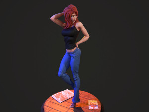 mary jane watson - spider-man - marvel comics Modelo 3D