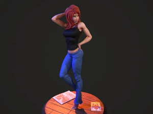 mary jane watson - spider-man - marvel comics 3D Model