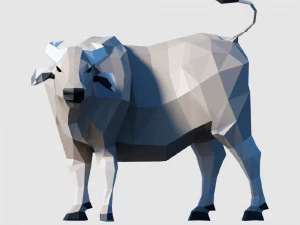 farm animals pack low-poly 3D Model