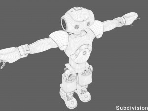 robot nao 3D 模型