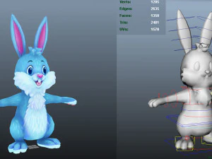 animal pack v7 low-poly 3D Model