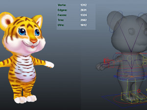 animal pack v7 low-poly 3D 模型