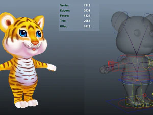 animal pack v7 low-poly 3D Model