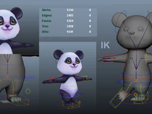 animal pack v7 low-poly 3D Model