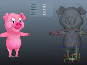animal pack v7 low-poly 3D Model