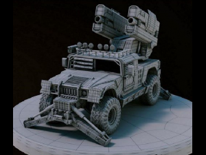 acv bulldog low poly 3D Model