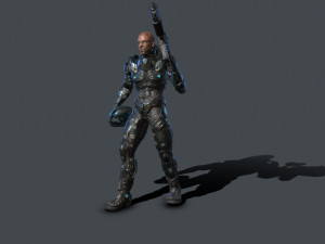 sci fi soldier 3D-Modell