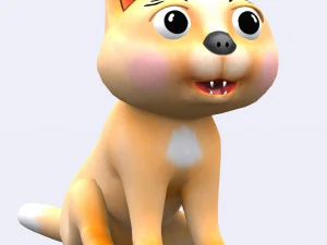 3drt - toonpets animals 3D Model
