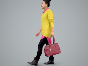 louis vuitton handbag neverfull mm creme 3D Model in Woman 3DExport