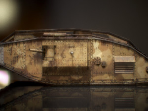 landship wwi heavy tank low-poly 3D 模型