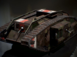 landship wwi heavy tank low-poly 3D 模型