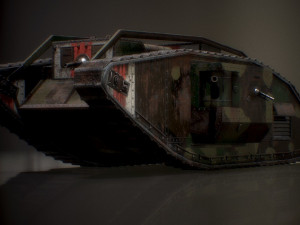 landship wwi heavy tank low-poly 3D 模型