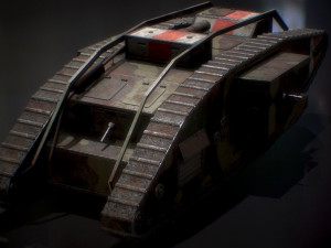 landship wwi heavy tank low-poly 3D 模型
