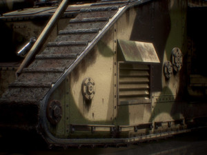 landship wwi heavy tank low-poly 3D 模型