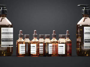 set model dekorasi s Model 3D