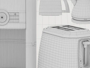 russell hobbs cottage set 3D Model