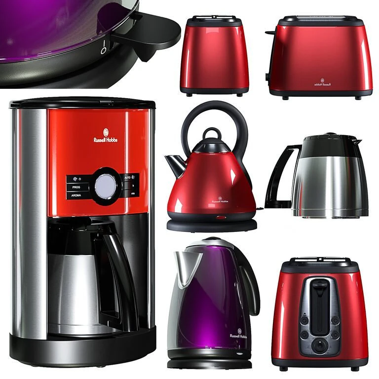 russell hobbs cottage set 3D Model .c4d .max .obj .3ds .fbx .stl .blend 