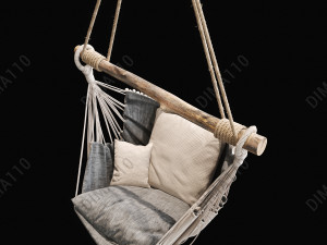 suspended chair 3D मॉडल