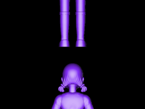 squid game doll Modello 3D