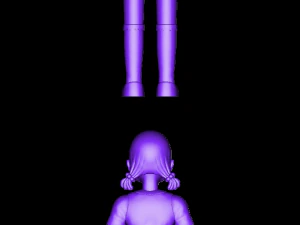 squid game doll 3D Model