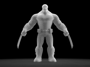 Wolverine Comic Free low-poly 3D 모델