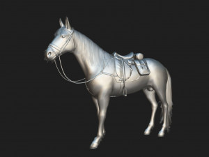 Caballo Horse Low-poly Model 3D