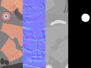 barbarian low poly 3D 模型
