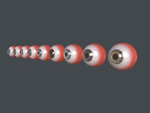 realtime eyes pack Modello 3D