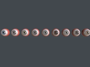 realtime eyes pack 3D Model