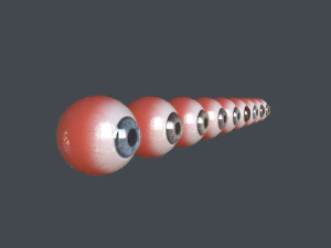 realtime eyes pack 3D Model