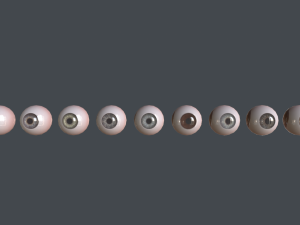 realtime eyes pack Modello 3D
