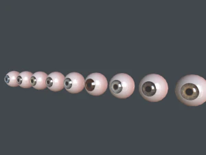 realtime eyes pack 3D Model