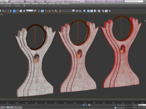 elven drinking fountain v-ray Modelo 3D