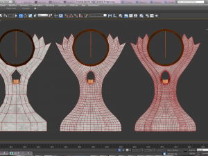 elven drinking fountain v-ray Modelo 3D