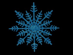 snowflake 3Dモデル