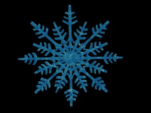 copo de nieve Modelo 3D