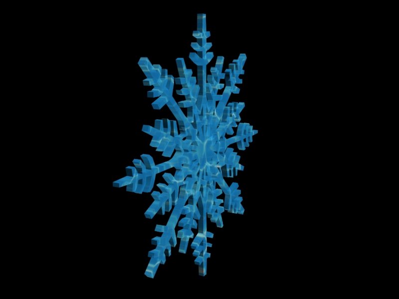 Snowflake Free 3D Model in Other 3DExport