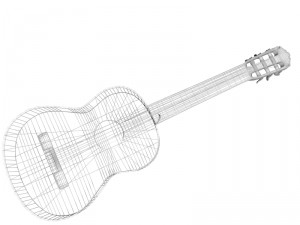guitar1 Modello 3D