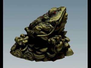 money toad Modèle 3D